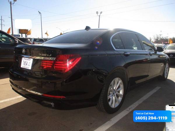 2014 BMW 7 Series 740Li xDrive AWD 4dr Sedan $0 Down WAC/ Your Trade... for sale in Oklahoma City, OK – photo 6