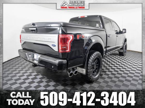Lifted 2017 Ford F-150 Platinum FX4 4x4 - - by for sale in Pasco, WA – photo 5