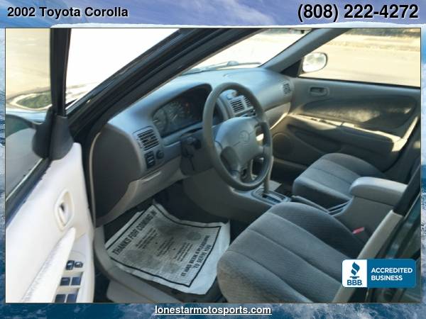 2002 Toyota Corolla 4dr Sdn LE Auto - cars & trucks - by dealer -... for sale in Wahiawa, HI – photo 4