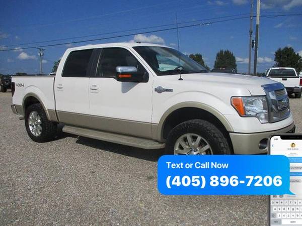 2010 Ford F-150 F150 F 150 King Ranch 4x4 4dr SuperCrew Styleside 5.5 for sale in MOORE, OK