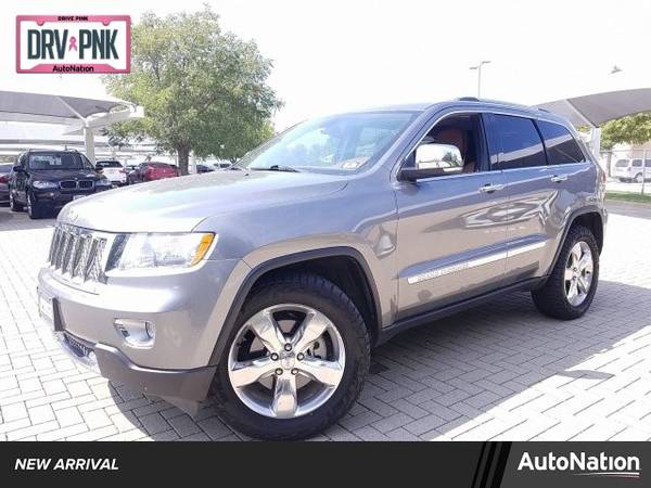 2012 Jeep Grand Cherokee Overland Summit 4x4 4WD Four SKU:CC297209 for sale in Dallas, TX