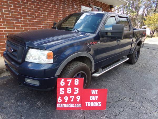 2004 FORD F150 FX4 CREW CAB FOUR WHEEL DRIVE - - by for sale in Locust Grove, GA