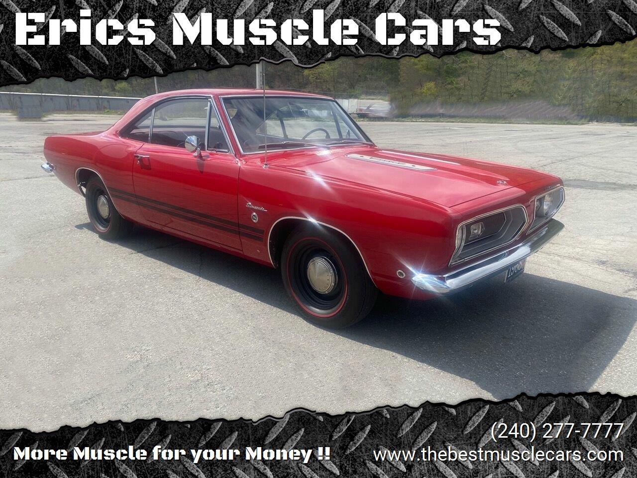 1968 Plymouth Barracuda for sale in Clarksburg, MD