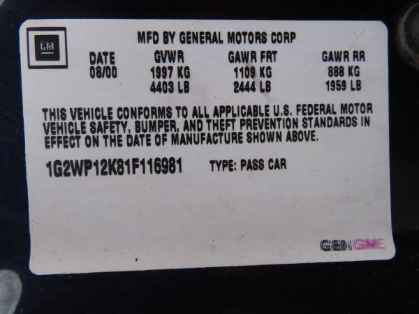 2001 Pontiac Grand Prix GT coupe - 30 MPG/hwy, 167xxx MILES, 3 8L V6 for sale in Farmington, MN – photo 20