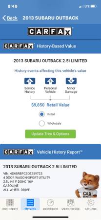 📲2013 SUBARU OUTBACK "LIMITED" AWD * SERVCD * EVERY OPTION *... for sale in Stratford, CT – photo 2