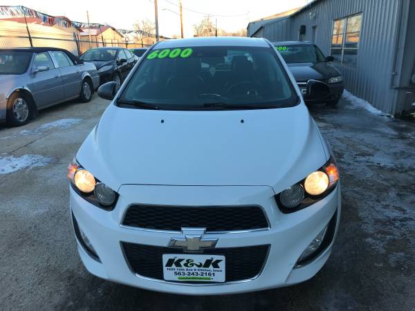 2014 Chevy Sonic Rs Stick Shift RUNS GREAT! - - by for sale in Clinton, IA – photo 3