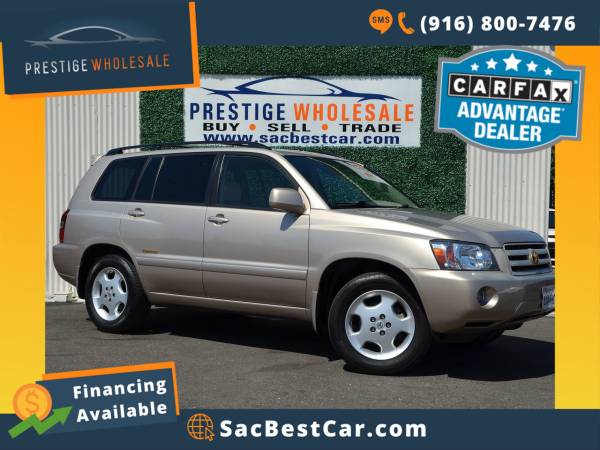 2006 Toyota Highlander Limited third row seat Sport Utility 4D SUV for sale in Sacramento , CA