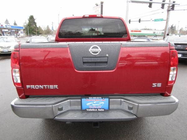 2007 Nissan Frontier 2WD Crew Cab SWB Auto BURGANDY 2 OWNER SO for sale in Milwaukie, OR – photo 8
