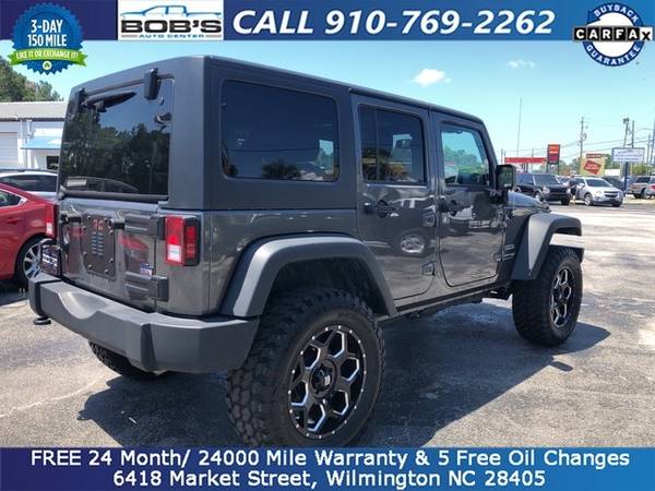 2018 JEEP WRANGLER JK UNLIMITED SPORT S Easy Financing for sale in Wilmington, NC – photo 10