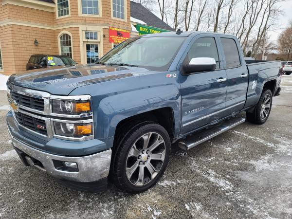 2014 Chevy Silverado LTZ Double Cab AWD Z71 package one owner clean for sale in Rowley, MA