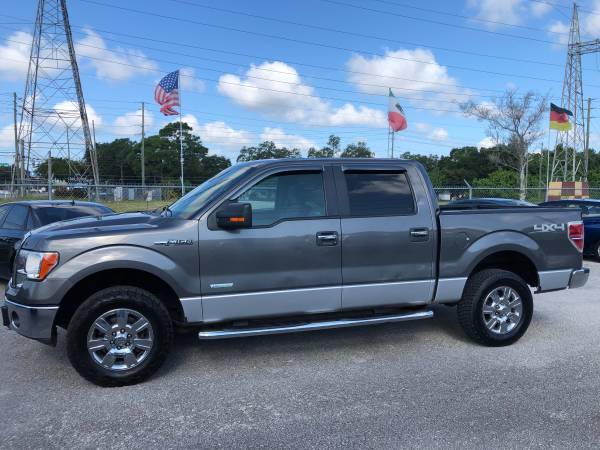 2012 FORD F150 XLT ECO BOOST 4WD*SUPERCREW*CLEAN CAR FAX* for sale in Clearwater, FL