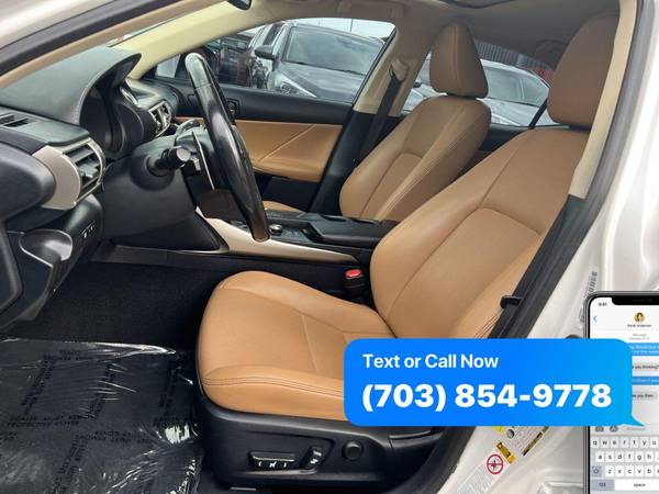 2016 LEXUS IS 200T 6 MONTHS WARRANTY INCLUDED - - by for sale in MANASSAS, District Of Columbia – photo 11