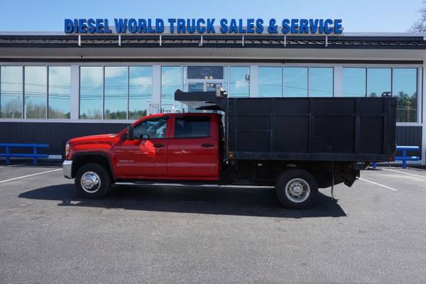 2015 GMC Sierra 3500HD CC Base 4x4 4dr Crew Cab Chassis Diesel Truck for sale in Plaistow, NH