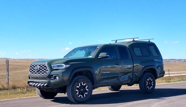 2021 Toyota Tacoma TRD Off Road, Salvage Brand Repairable Ext Cab for sale in Rapid City, SD