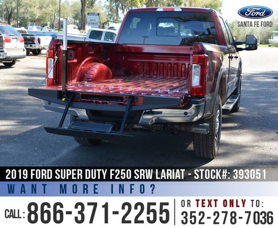 *** 2019 Ford F250 SRW Lariat *** SAVE Over $7,000 off MSRP! for sale in Alachua, GA – photo 19