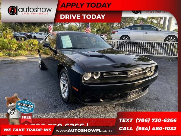 2016 Dodge Challenger SXT for only 195 DOWN OAC for sale in Plantation, FL