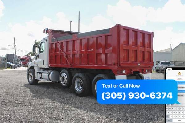 2012 Freightliner Cascadia Tri Axle Dump Truck For Sale *WE FINANCE... for sale in Miami, FL – photo 5