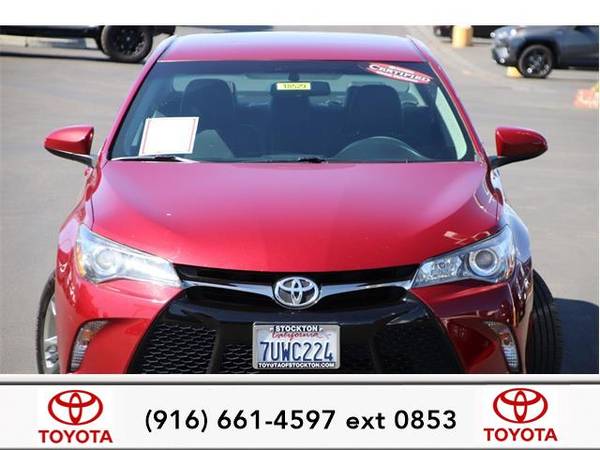 2017 Toyota Camry sedan SE for sale in Stockton, CA