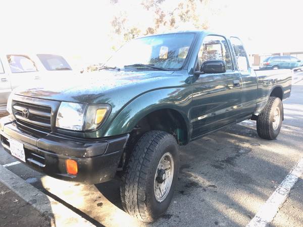 Manual 4X4 Toyota Tacoma Extra Cab 1999 V6 Stick Green 99 for sale in Willits, CA – photo 2