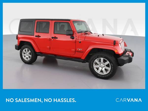 2016 Jeep Wrangler Unlimited Sahara Sport Utility 4D suv Red for sale in Westport, NY – photo 11