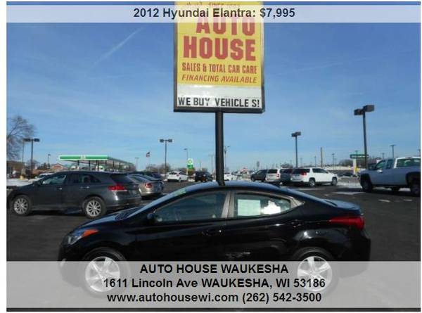 2012 Hyundai Elantra GLS 1 owner New Tires alloys loaded sharp for sale in Waukesha, WI