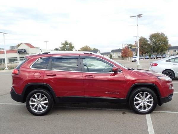 2014 Jeep Cherokee SUV Limited (Deep Cherry Red Crystal Pearlcoat)... for sale in Sterling Heights, MI – photo 9