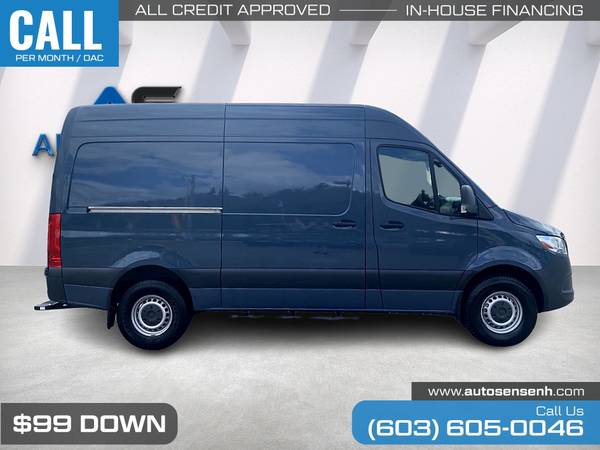 2019 Mercedes-Benz Sprinter 2500 Crew 144 WB High Roof Cargo Van for sale in Chichester, ME – photo 7