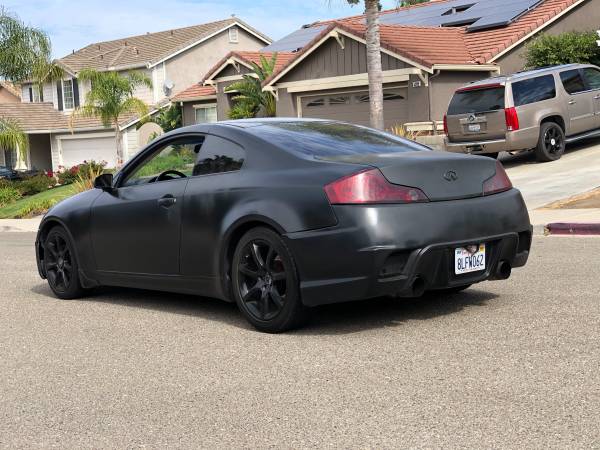 2004 Infiniti G35 Coupe Matt Black Clean Title Low Miles Must See!!!!! for sale in Antioch, CA – photo 2