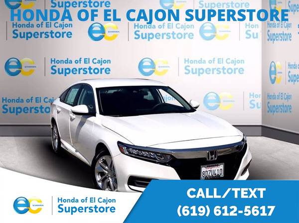 2018 Honda Accord Sedan LX 1.5T Great Internet Deals On All... for sale in El Cajon, CA