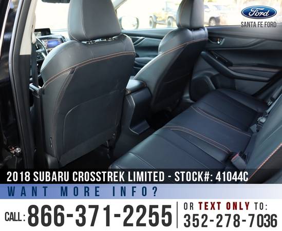 2018 SUBARU CROSSTREK LIMITED Leather Seats - Touchscreen for sale in Alachua, FL – photo 18