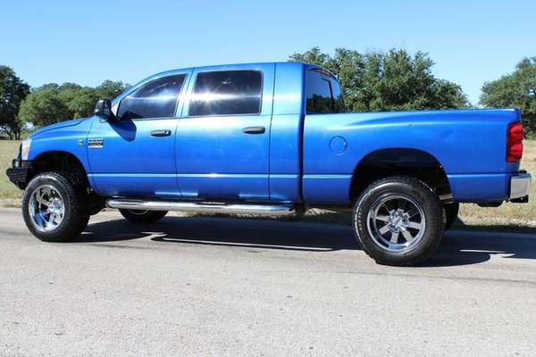 RARE ELECTRIC BLUE! 2008 DODGE RAM 2500 SLT MEGA 4X4 CUMMINS 20"MOTO's for sale in Temple, OK – photo 6