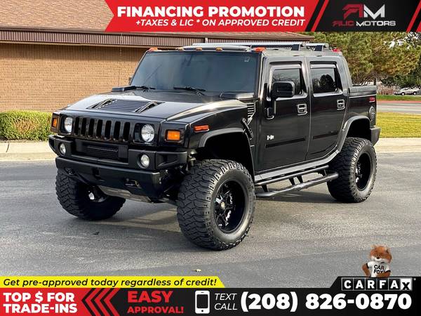 503/mo - 2006 Hummer H2 H 2 H-2 SUT BaseCrew CabSB for sale in Boise, ID – photo 11