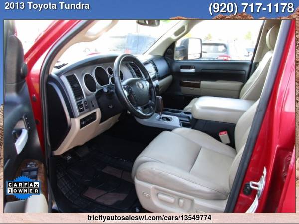 2013 Toyota Tundra Limited 4x4 4dr Double Cab Pickup SB (5.7L V8)... for sale in MENASHA, WI – photo 10
