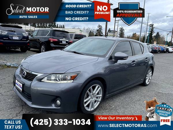 2013 Lexus CT 200h 200 h 200-h BaseHatchback FOR ONLY 274/mo! for sale in Lynnwood, WA – photo 8