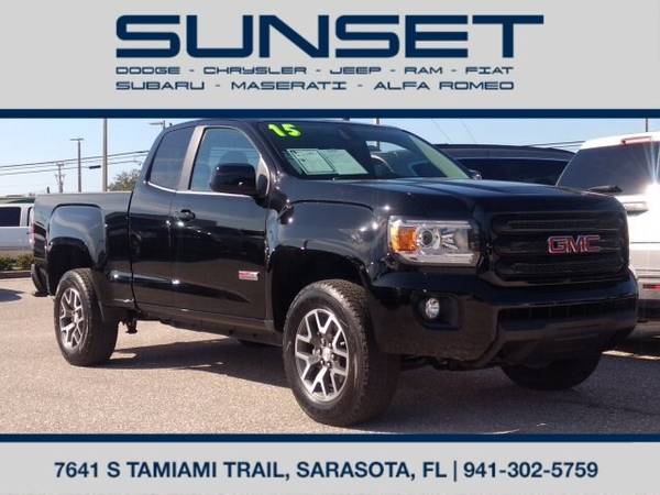 2015 GMC Canyon club cab 4x4 SLE Extra Low 15K Miles CarFax Cert! for sale in Sarasota, FL