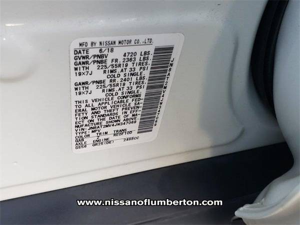 2018 Nissan Rogue wagon SL - Pearl White for sale in Lumberton, NC – photo 16