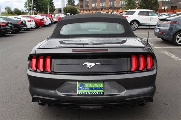 ✅✅ 2018 Ford Mustang EcoBoost Premium Convertible Convertible for sale in Tacoma, WA – photo 6