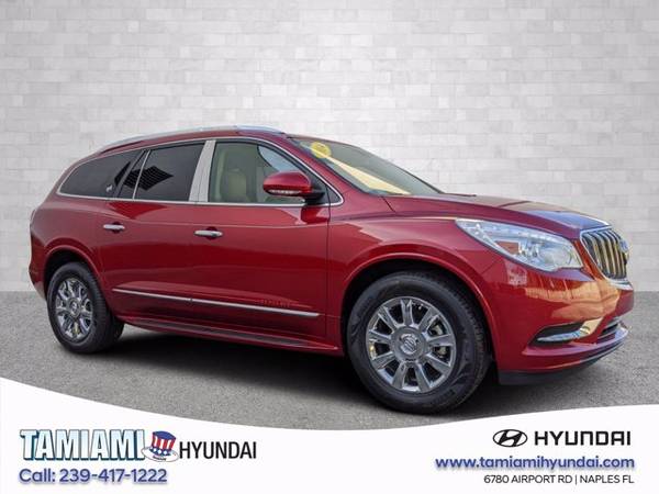 2014 Buick Enclave Crystal Red Tintcoat Drive it Today! - cars & for sale in Naples, FL