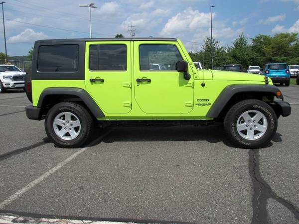 2016 Jeep Wrangler Unlimited Sport suv Hypergreen Clearcoat for sale in Boyertown, PA – photo 6