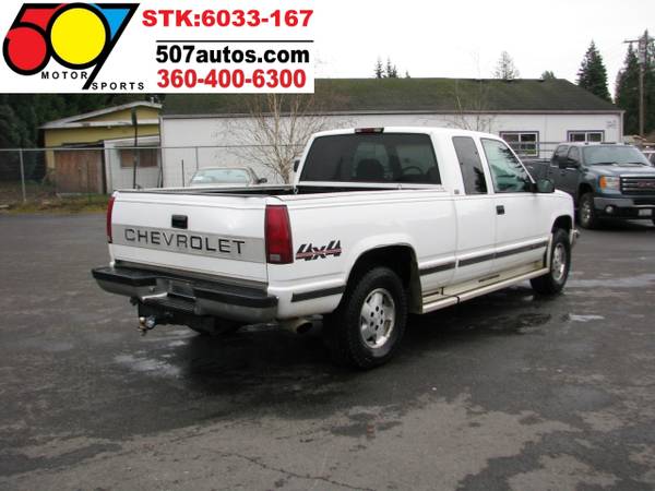 1995 Chevrolet C/K 1500 Ext Cab 141 5 WB 4WD - - by for sale in Roy, WA – photo 6