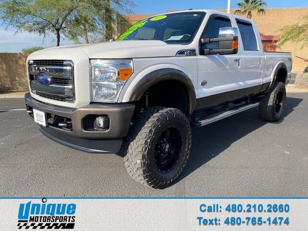 2016 FORD F-350 CREW LIFTED ~ KING RANCH PACKAGE ~ 36K ORIGINAL MILE... for sale in Tempe, AZ