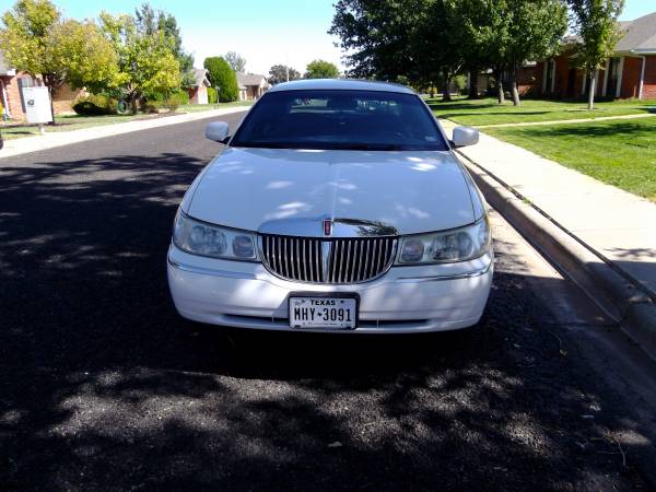 1999 lincoln town car for sale in Amarillo, TX