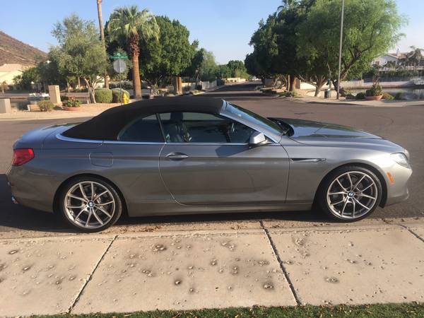 2012 BMW 650i Twin Turbo V8 Convertible - cars & trucks - by owner -... for sale in Peoria, AZ – photo 3