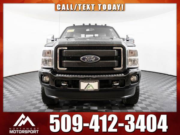 Lifted 2016 *Ford F-350* Lariat Platinum Dually 4x4 - cars & trucks... for sale in Pasco, WA – photo 10