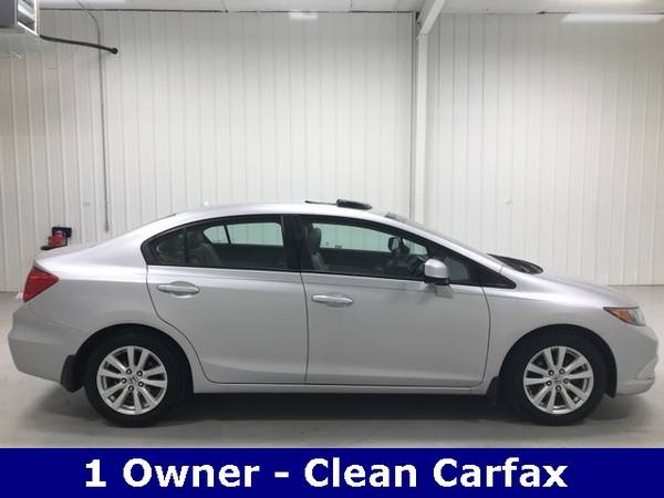 2012 Honda Civic EX-L 4D Sedan w NAV Leather Sunroof for sale for sale in Ripley, MS – photo 3