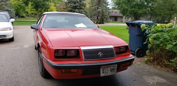 1988 Chrysler Lebaron convertible for sale in Fond Du Lac, WI