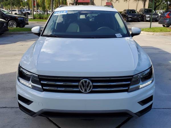2018 *Volkswagen* *Tiguan* *2.0T S FWD* PURE WHITE - cars & trucks -... for sale in Coconut Creek, FL – photo 2