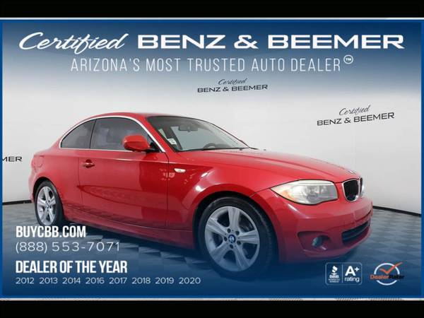 18398C - 2012 BMW 1 Series 128i 32095 ORIG MSRP Get Approved for sale in Scottsdale, AZ