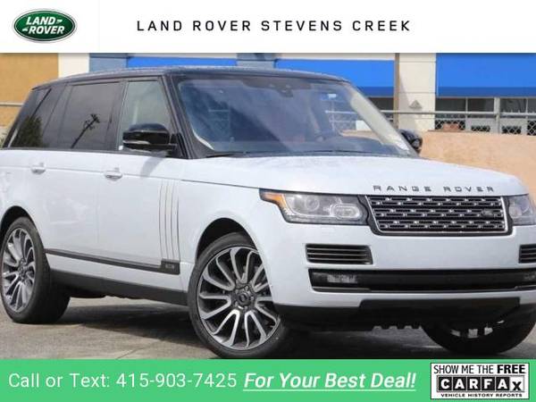 2017 Land Rover Range Rover SVAutobiography suv Yulong White for sale in San Jose, CA