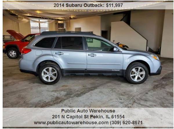 2014 SUBARU OUTBACK 2 5I LIMITED - AWD! - - by for sale in Pekin, IL – photo 2